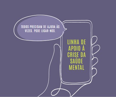 Seja um aliado purple whimsical-line