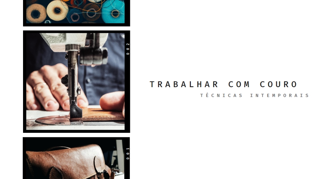 Trabalhar com couro white modern-simple