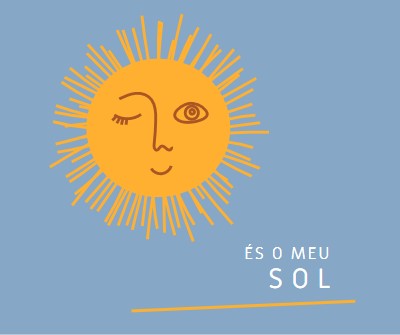 Momento ao sol orange modern-simple