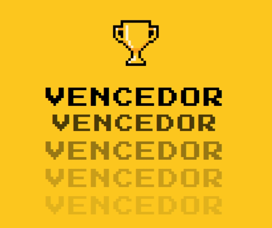 Vida do troféu yellow vintage-retro