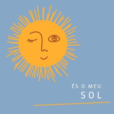 Momento ao sol orange modern-simple