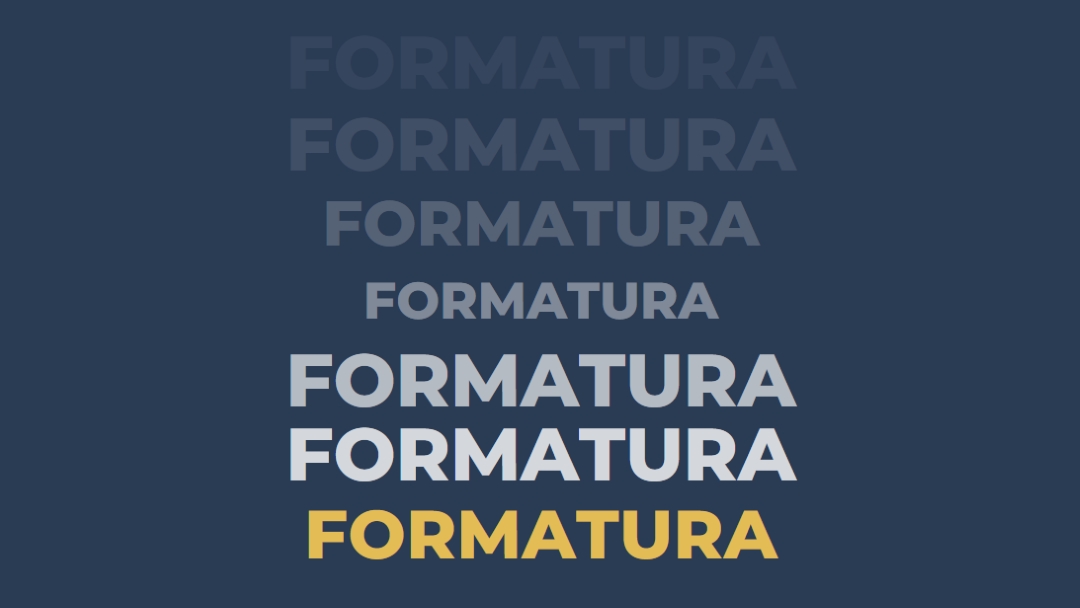 Muitas formaturas blue modern-bold