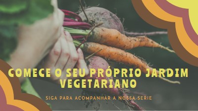 Vida desenraizada orange vintage-retro