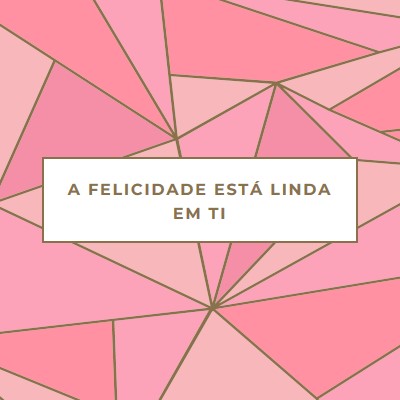 Retornos felizes pink modern-simple