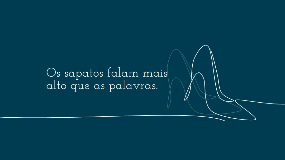 Viver a vida alta blue whimsical-line