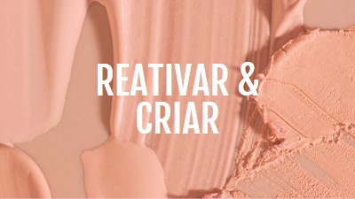 Reativar & maquilhagem pink modern-simple