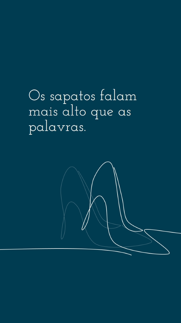 Viver a vida alta blue whimsical-line