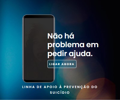 Pedir ajuda blue modern-simple