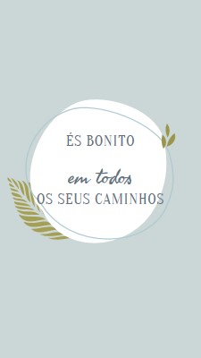 Bonito em todos os seus caminhos blue organic-simple