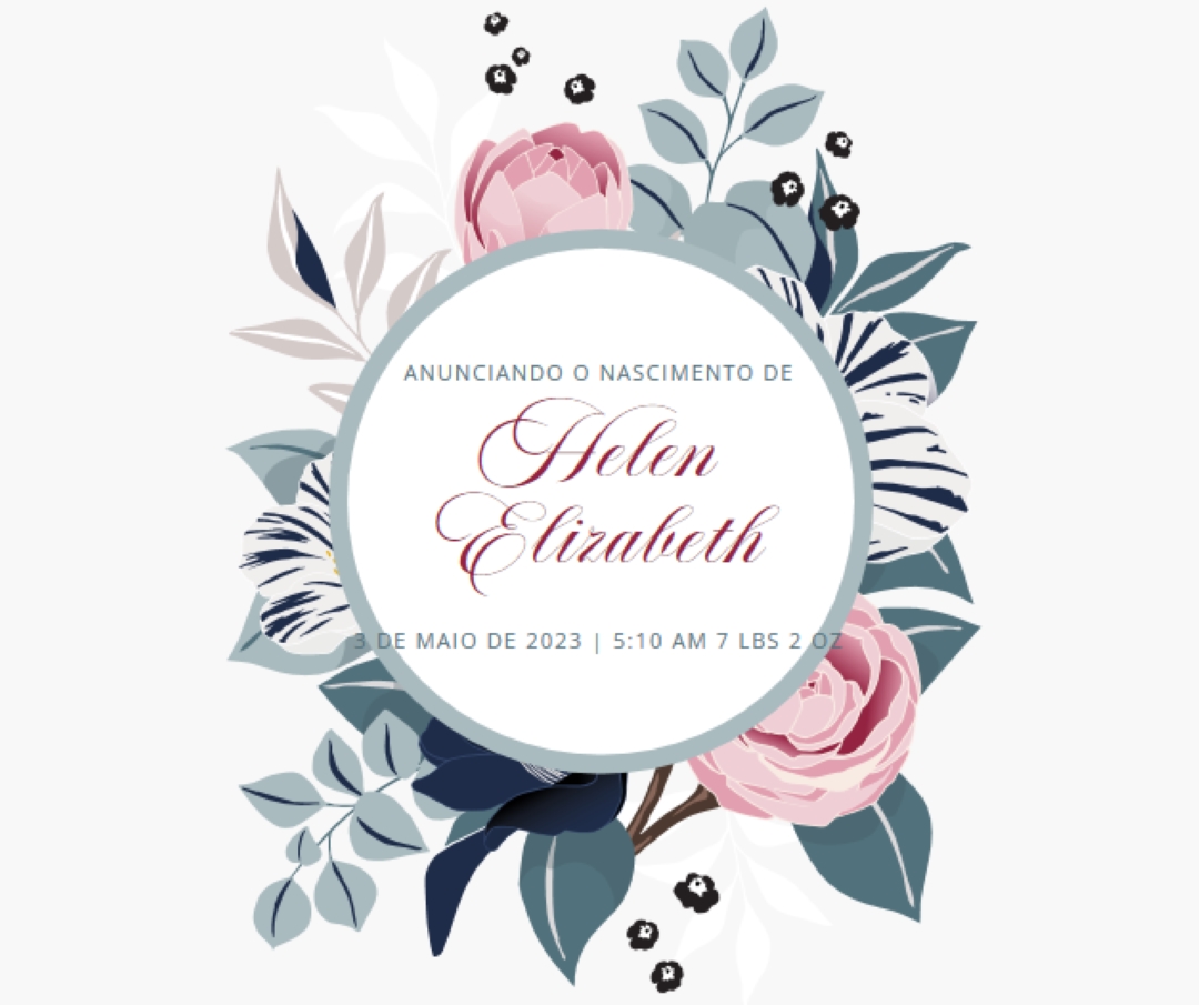 Flor de bebé white vintage-botanical