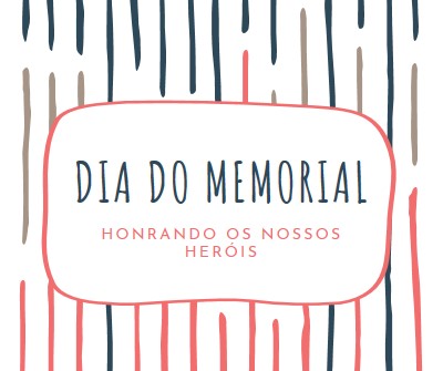 Honrar os nossos heróis white whimsical-line