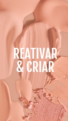 Reativar & maquilhagem pink modern-simple