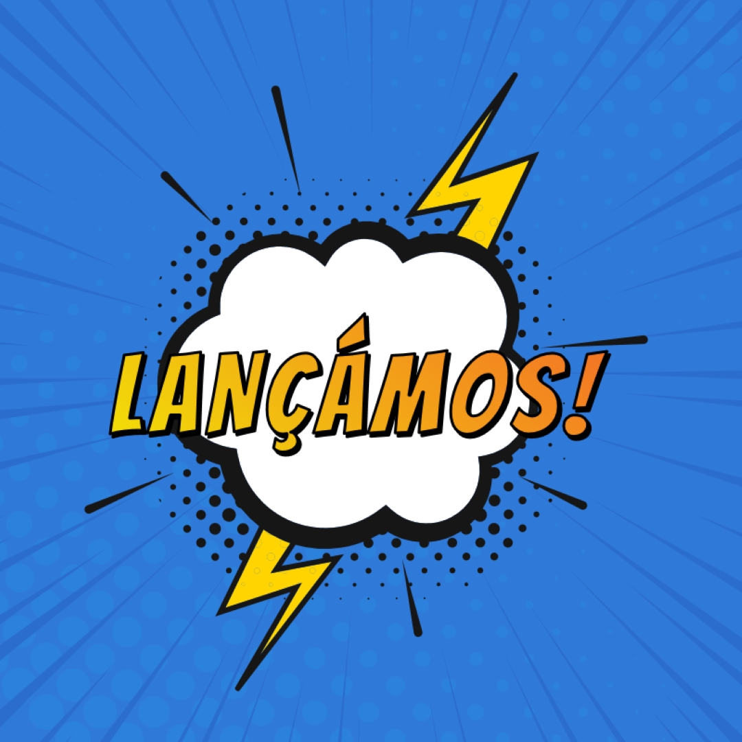Lançámos! blue modern-bold