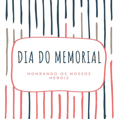 Honrar os nossos heróis white whimsical-line