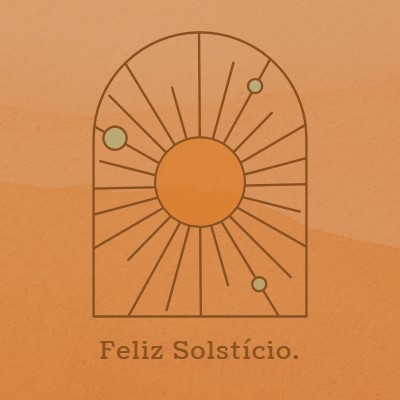 Bom para o solstício orange organic-boho