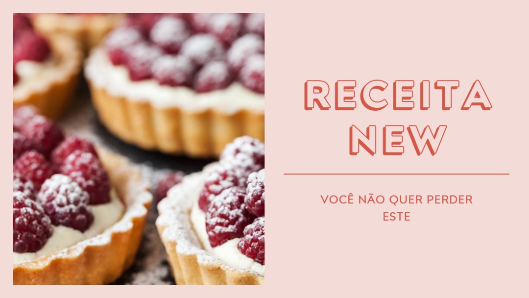 Não perca esta receita pink modern-simple