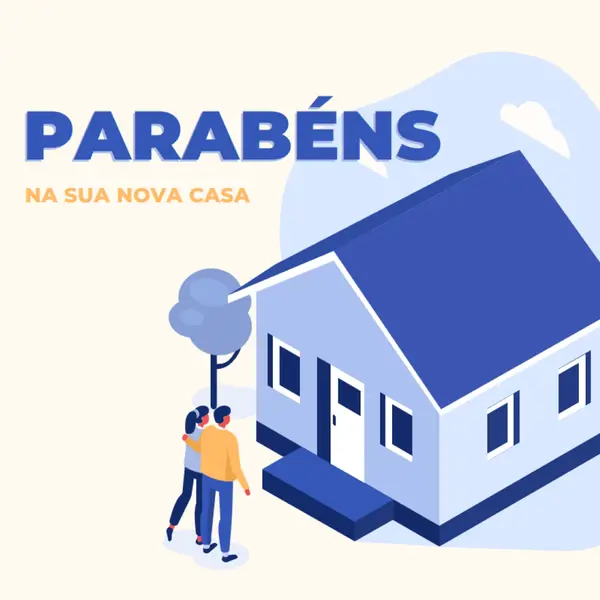 Parabéns ao proprietário white modern-color-block
