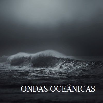 Ondas escuras do oceano gray modern-simple