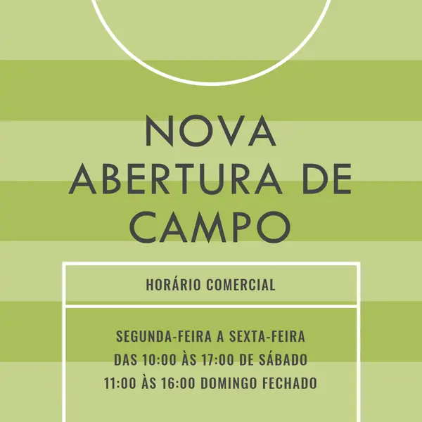 Objetivos de campo green modern-geometric-&-linear