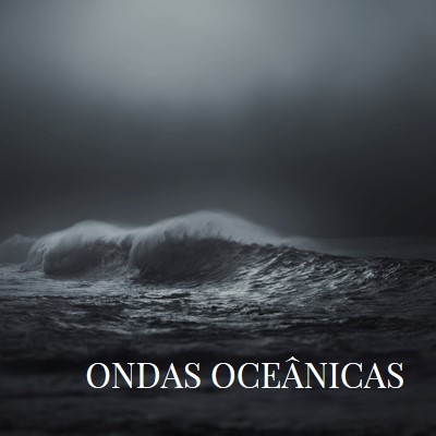 Ondas escuras do oceano gray modern-simple