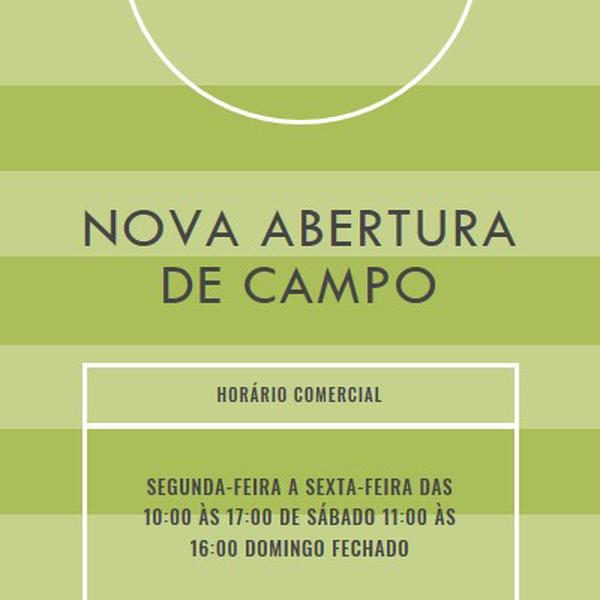 Objetivos de campo green modern-geometric-&-linear