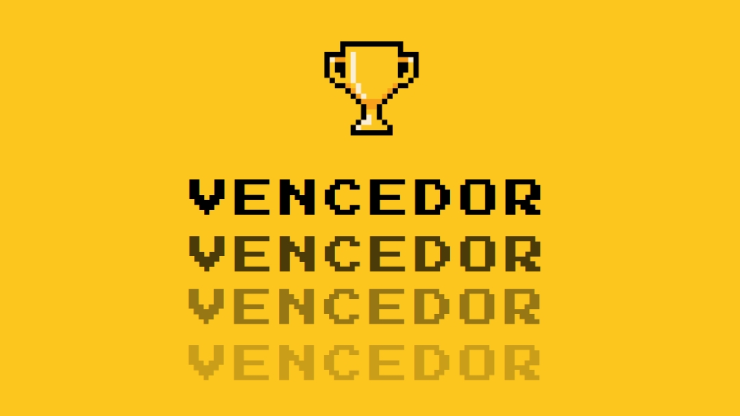 Vida do troféu yellow vintage-retro