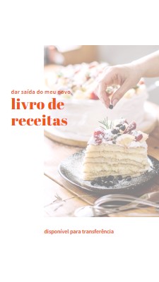 Veja o meu livro de receitas white modern-simple