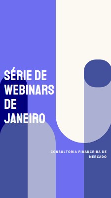 Série de webinars de janeiro blue modern-bold