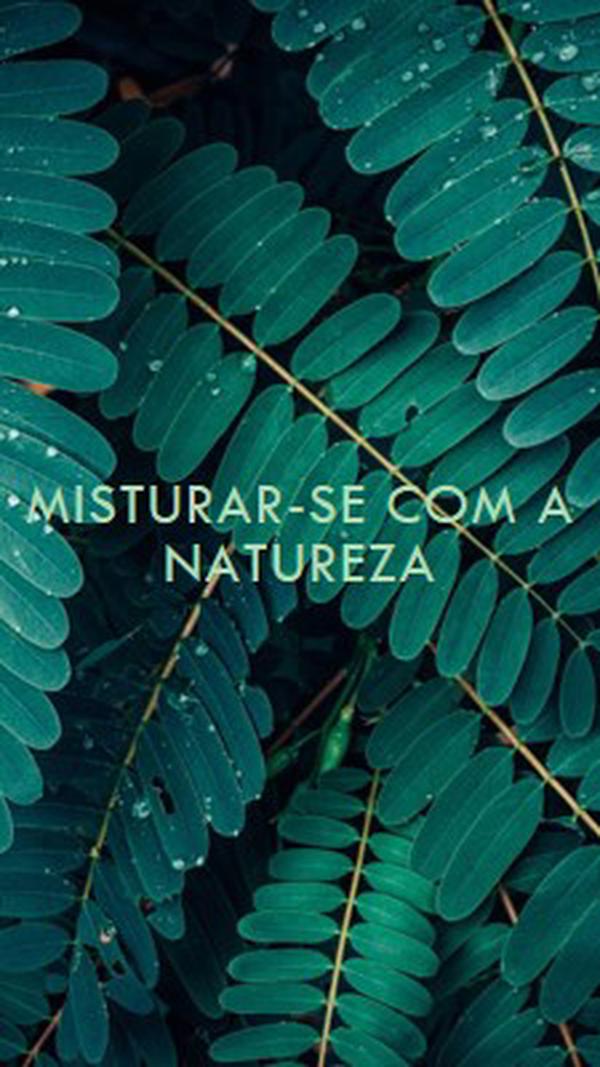 Misturar-se com a natureza green modern-simple