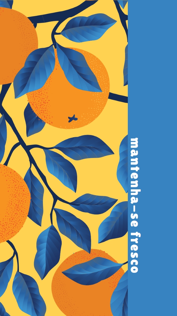 Mantenha-se fresco blue organic-simple