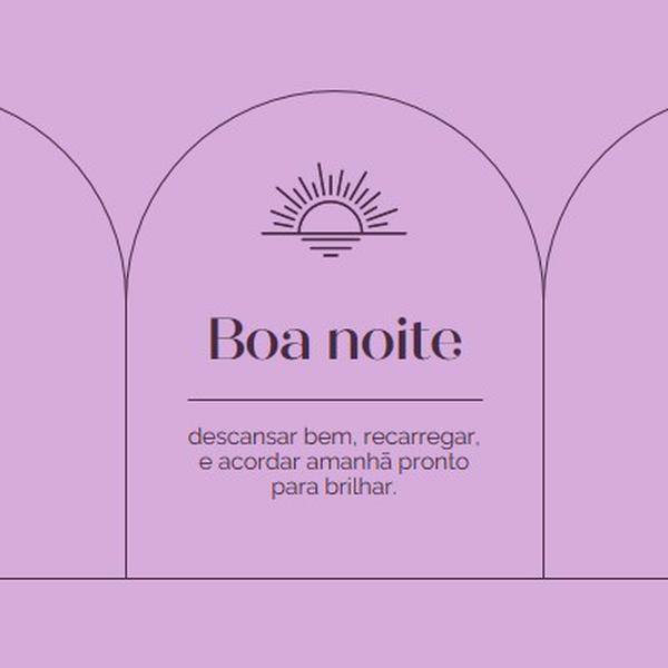 Descansar bem e recarregar purple organic,boho,lines,simple,symmetrical,