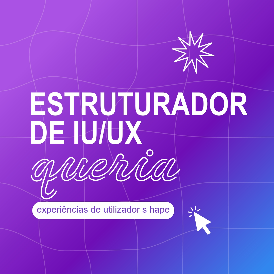 IU/estruturador de UX procurado purple bold,playful,digital,grid,neon,gradient