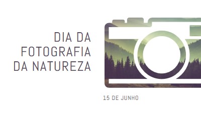 Dia da Fotografia da Natureza white modern-simple