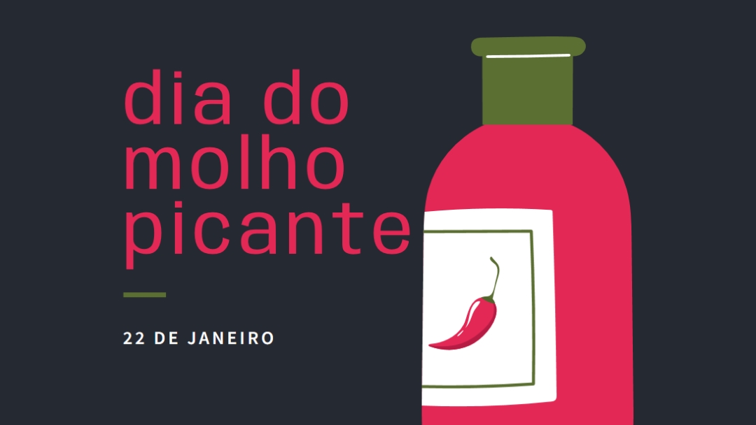 Festa de pimenta black modern-simple
