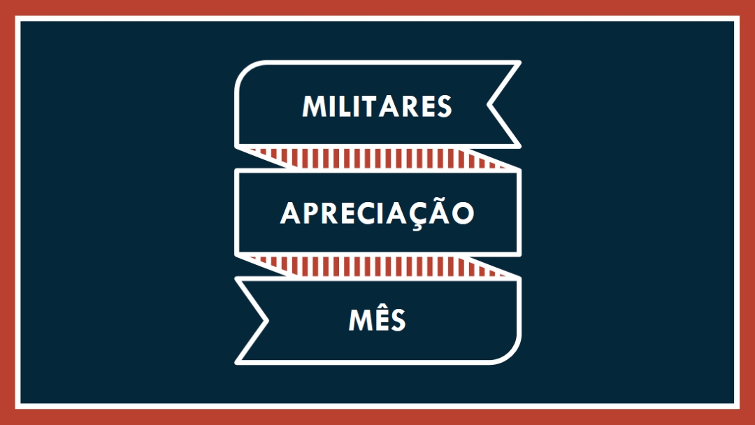 Celebrar o Mês de Apreciação Militar blue modern-simple