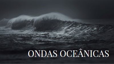 Ondas escuras do oceano gray modern-simple