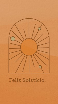 Bom para o solstício orange organic-boho