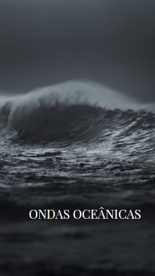 Ondas escuras do oceano gray modern-simple