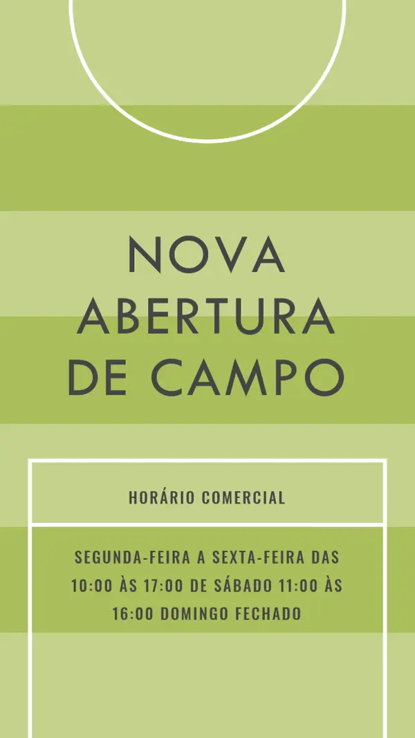 Objetivos de campo green modern-geometric-&-linear