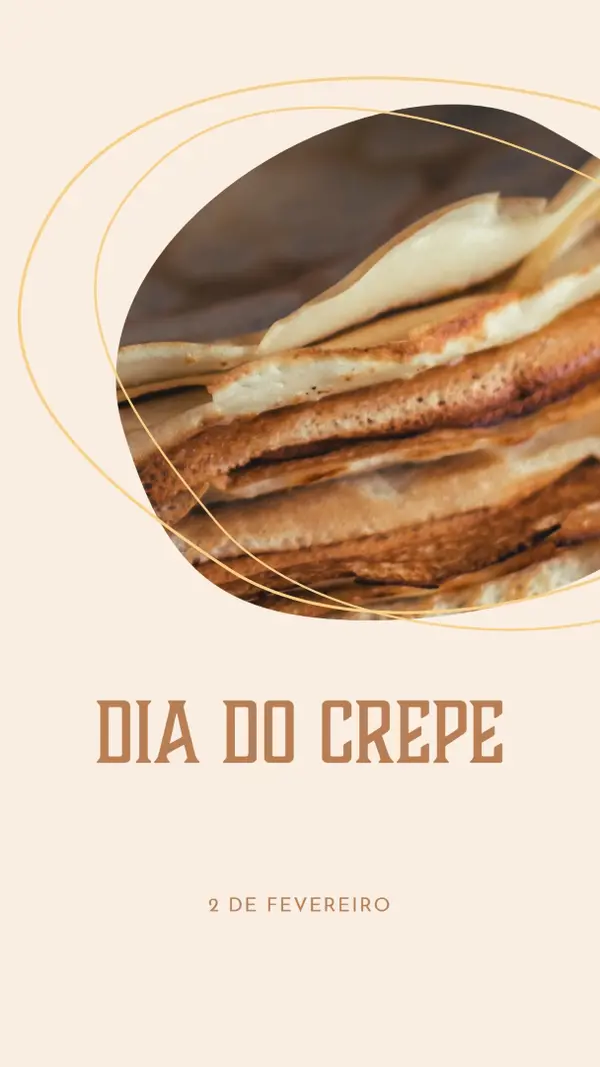 É um dia de crepe brown organic-simple