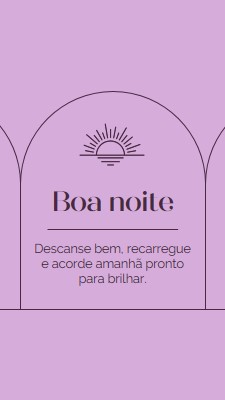 Descansar bem e recarregar purple organic,boho,lines,simple,symmetrical,