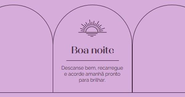 Descansar bem e recarregar purple organic,boho,lines,simple,symmetrical,