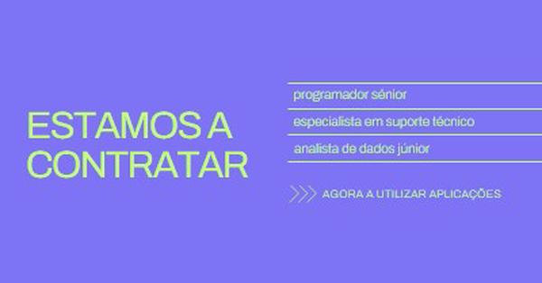 Agora a utilizar aplicações purple bold,bright,neon,minimal,modern,simple