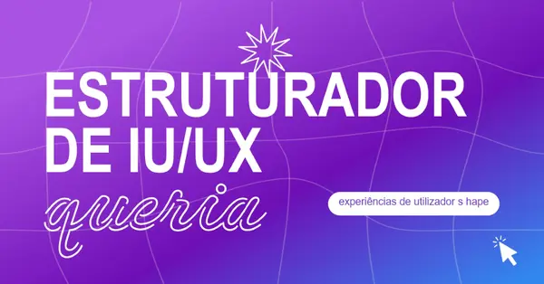 IU/estruturador de UX procurado purple bold,playful,digital,grid,neon,gradient