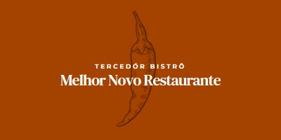 Somos o melhor restaurante novo red modern-simple