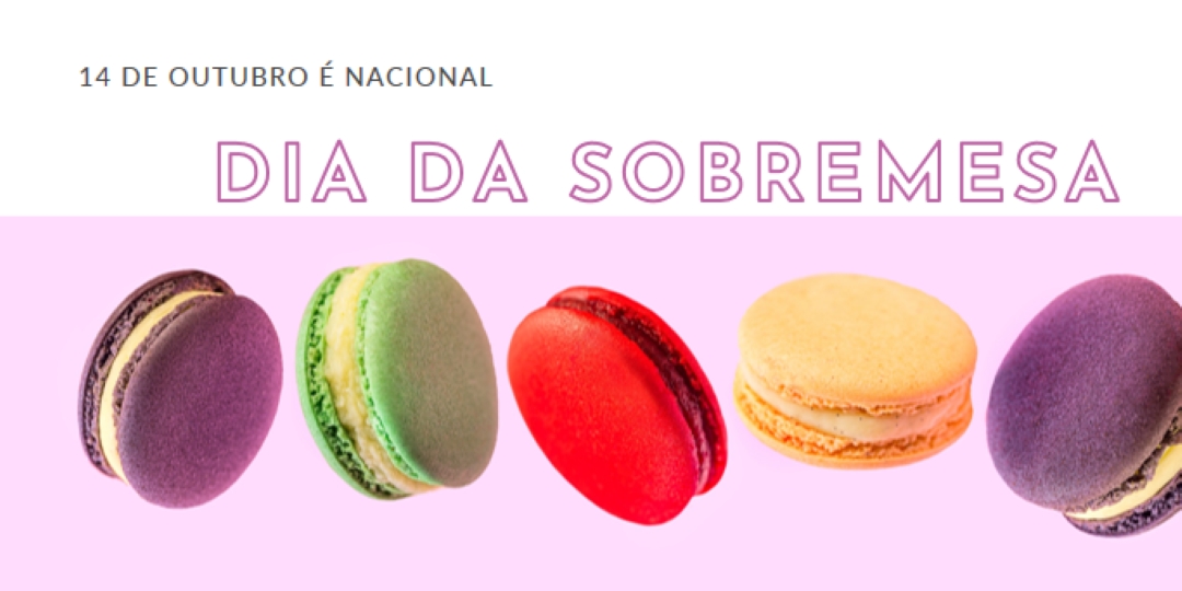 Não perca o Dia da Sobremesa purple modern-bold