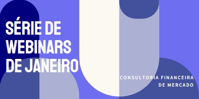 Série de webinars de janeiro blue modern-bold