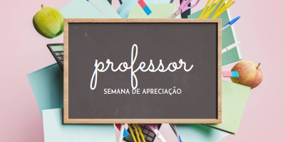 Professores apreciáveis pink modern-simple