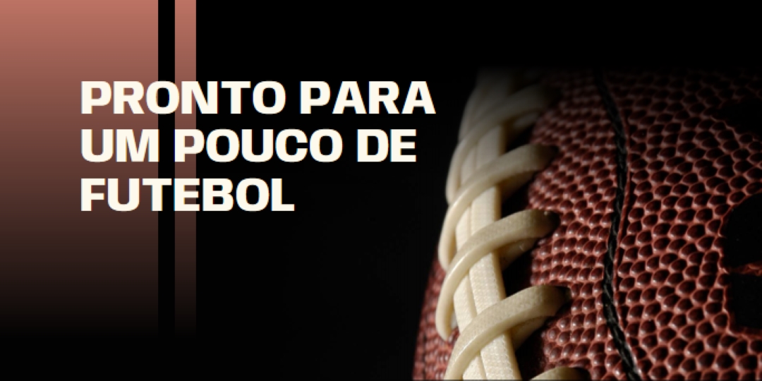 Pronto para um pouco de futebol brown modern-simple