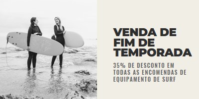 As alegrias da praia gray modern-bold